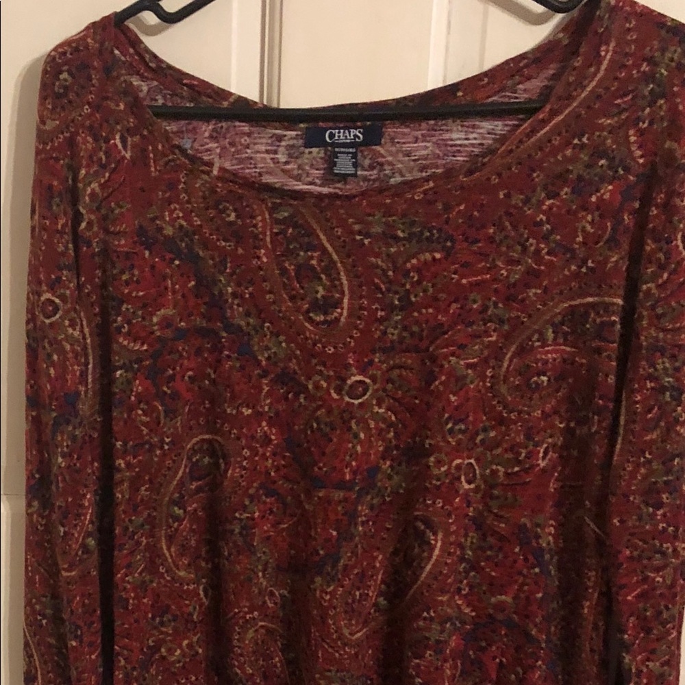 Chaps Denim Blouse